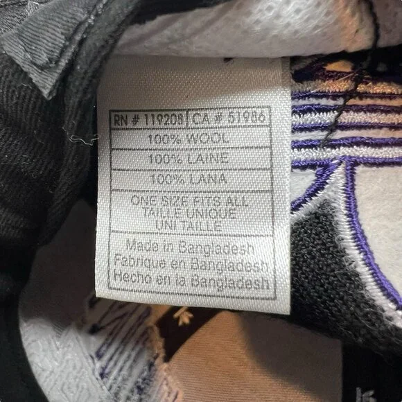 High Point University Panthers HPU Adidas Wool Snapback Hat Cap North Carolina - Picture 9 of 11